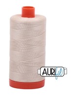 Aurifil Aurifil Mako Cotton Thread Solid 50wt 1422yds #2310 Light Beige