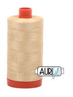 Aurifil Aurifil Mako Cotton Thread Solid 50wt 1422yds 2125 Wheat