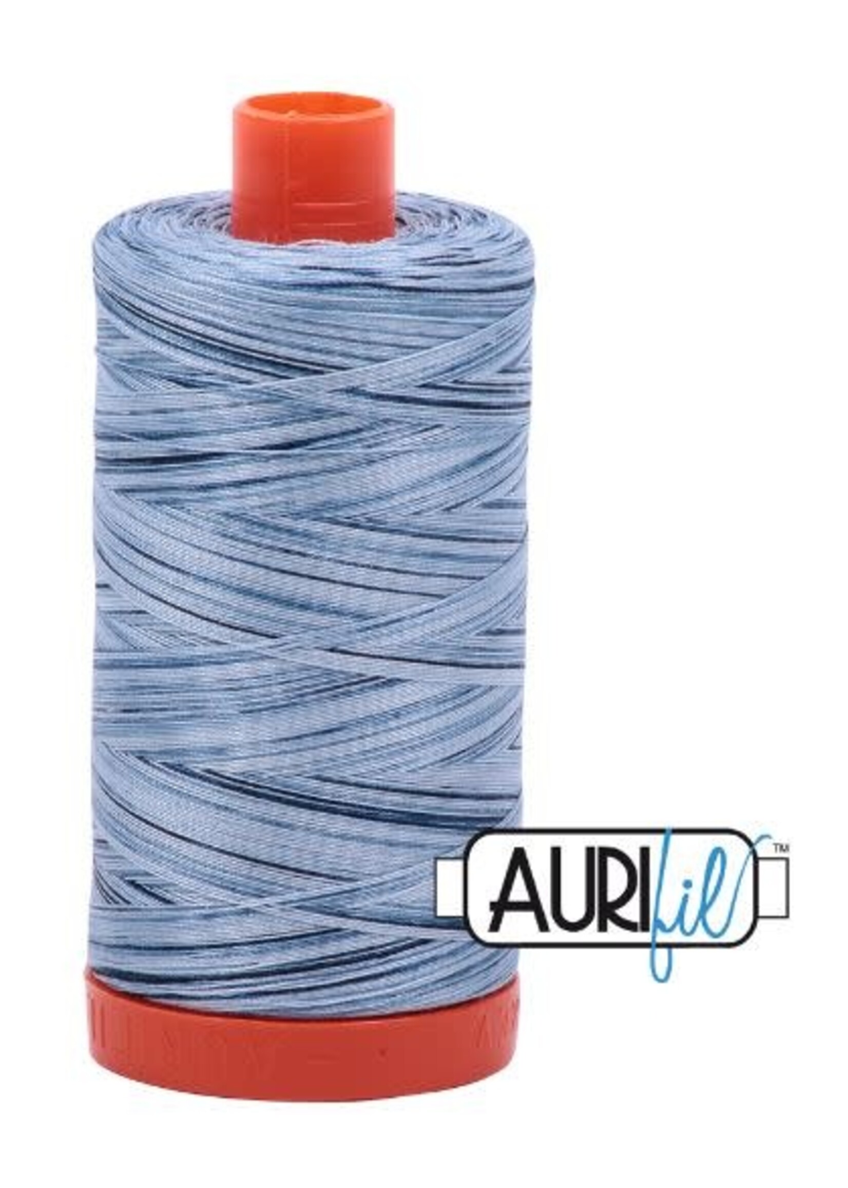 Aurifil Aurifil Mako Cotton Thread Solid 50wt 1422yds #4669 Stonewash Blues