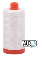 Aurifil Aurifil Mako Cotton Thread Solid 50wt 1422yds #2026 Chalk