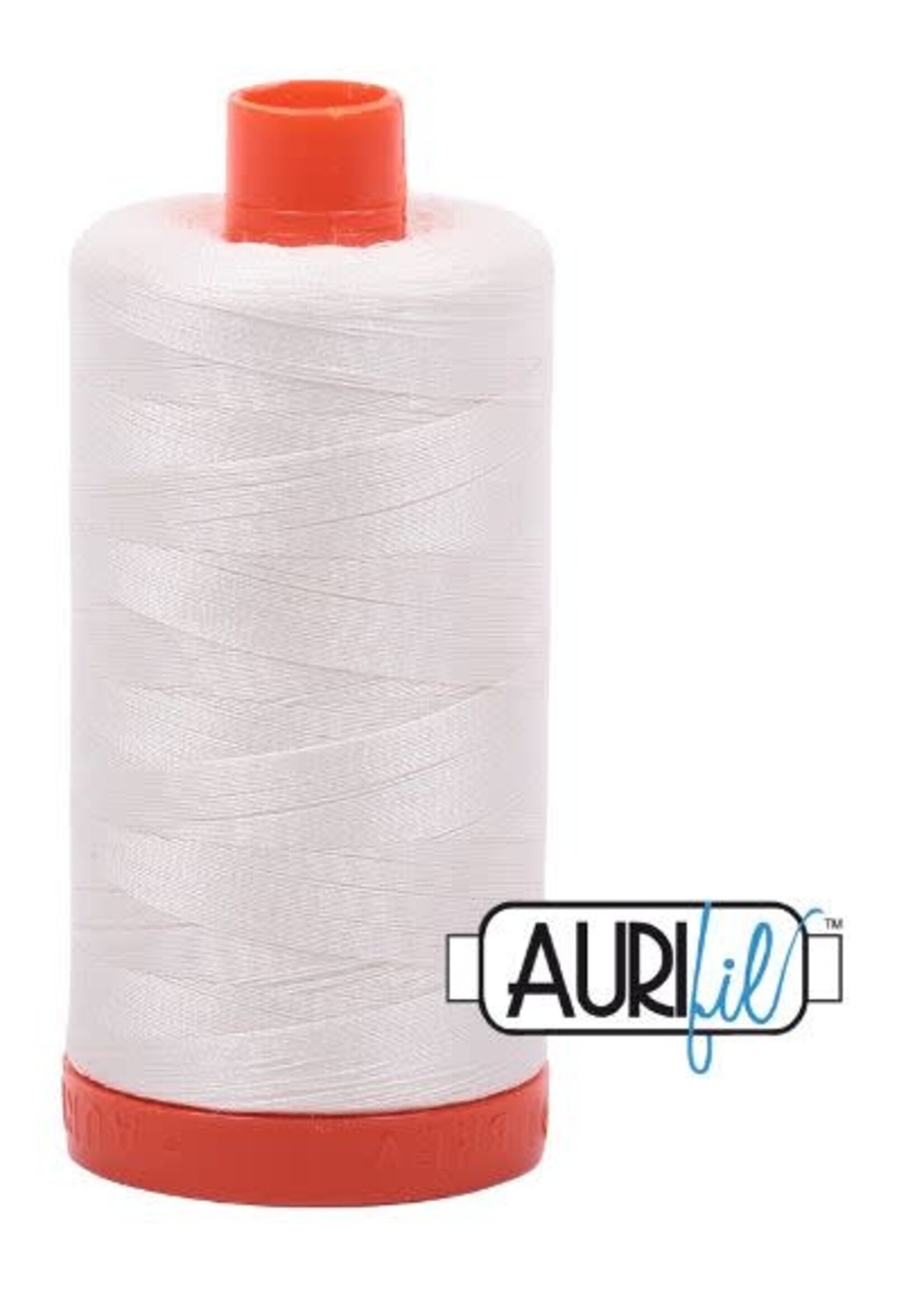 Aurifil Aurifil Mako Cotton Thread Solid 50wt 1422yds #2026 Chalk