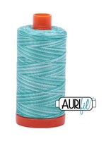 Aurifil Aurifil Mako Cotton Thread 50wt 1422yds Variegated 4654 Turquoise Foam