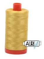 Aurifil Aurifil Mako Cotton Thread Solid 50wt 1422yds #5015 Gold Yellow