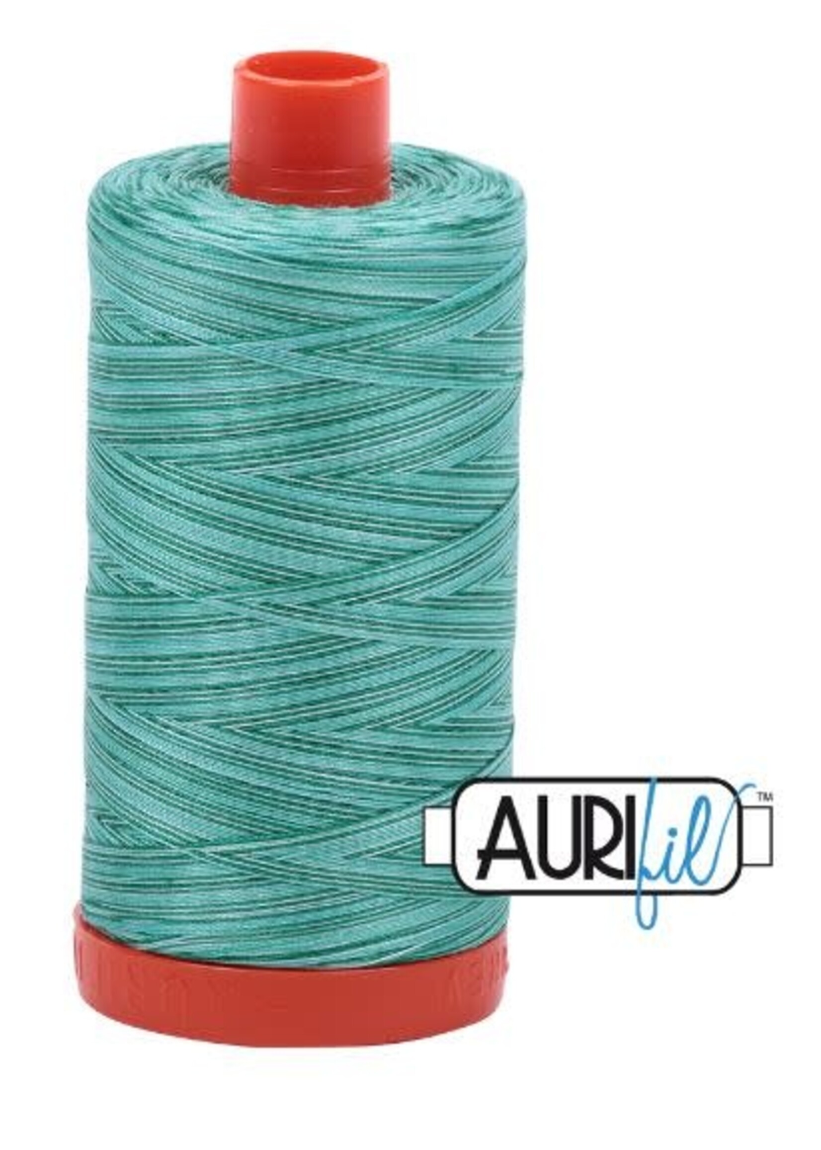 Aurifil Aurifil Mako Cotton Thread 50wt 1422yds Variegated Creme de Menthe