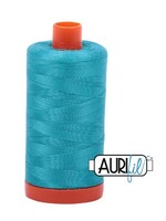 Aurifil Aurifil Mako Cotton Thread Solid 50wt 1422yds 2810 Turquoise