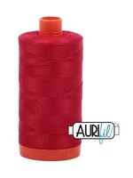 Aurifil Aurifil Mako - Cotton Thread - Solid - 50wt - 1300m/1422yds - Red #2250