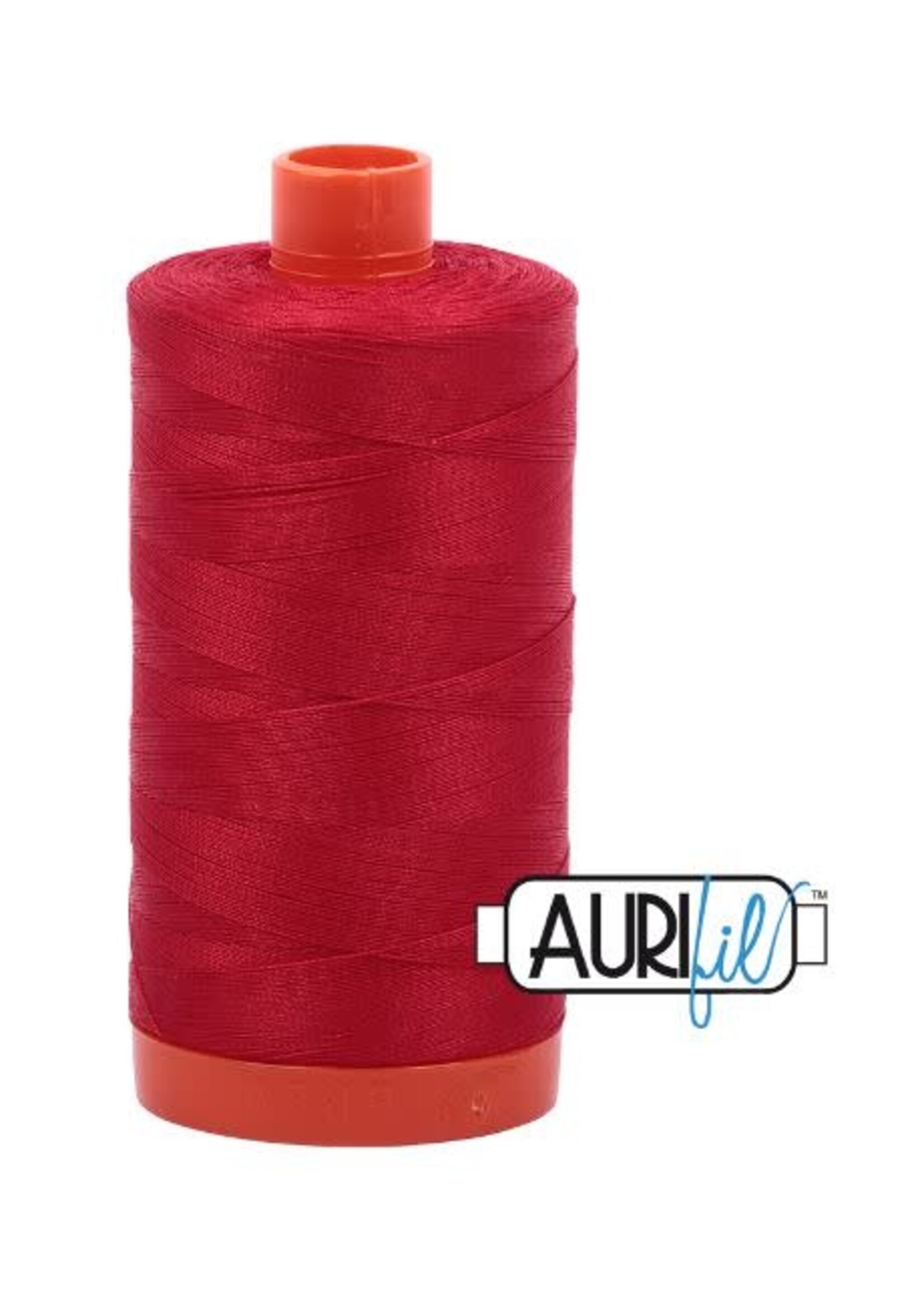 Aurifil Aurifil Mako - Cotton Thread - Solid - 50wt - 1300m/1422yds - Red #2250