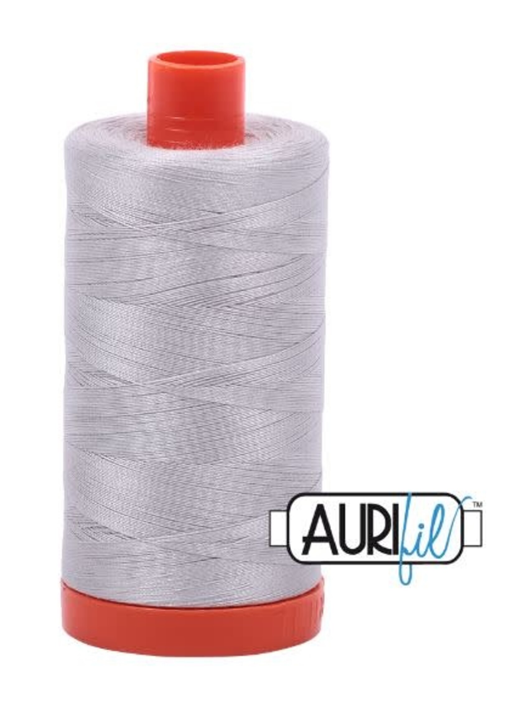 Aurifil Aurifil Mako Cotton Thread Solid 50wt 1422yds 2615 Aluminium