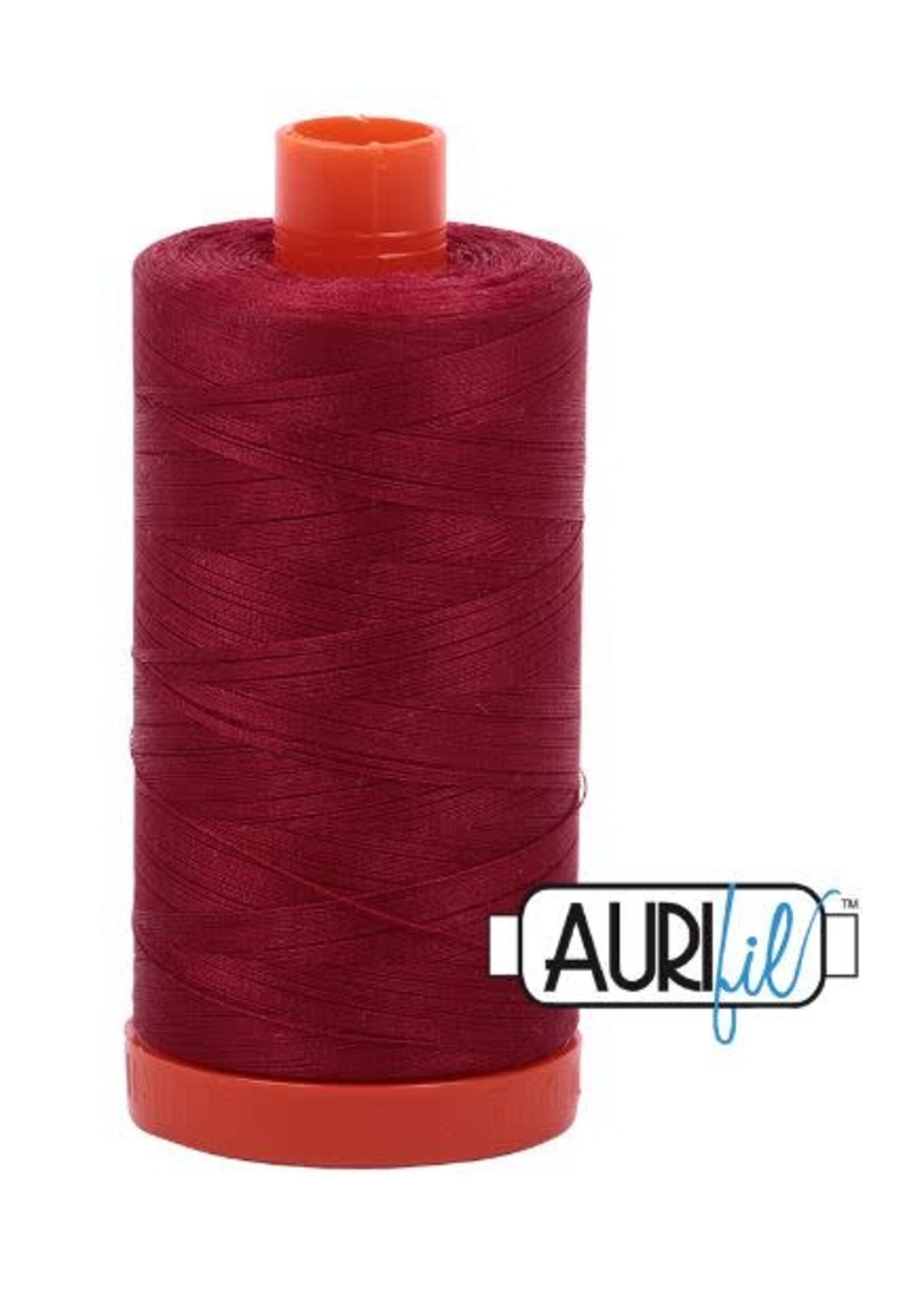 Aurifil Aurifil Mako Cotton Thread Solid 50wt 1422yds 1103 Burgundy
