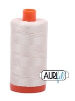 Aurifil Aurifil Mako Cotton Thread Solid 50wt 1422yds Silver White 2309