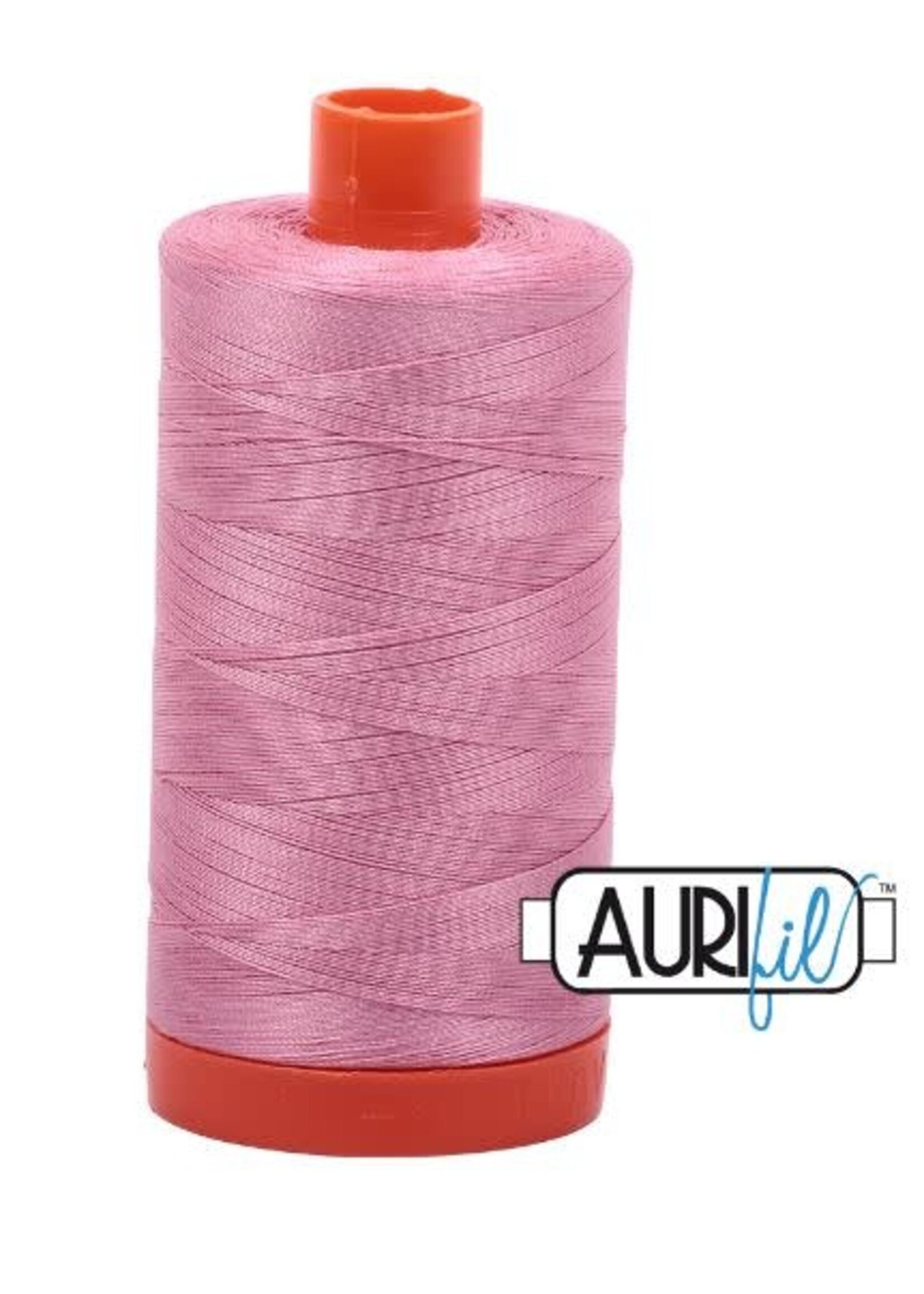 Aurifil Aurifil Mako - Cotton Thread - Solid - 50wt - 1300m/1422yds - Antique Rose #2430