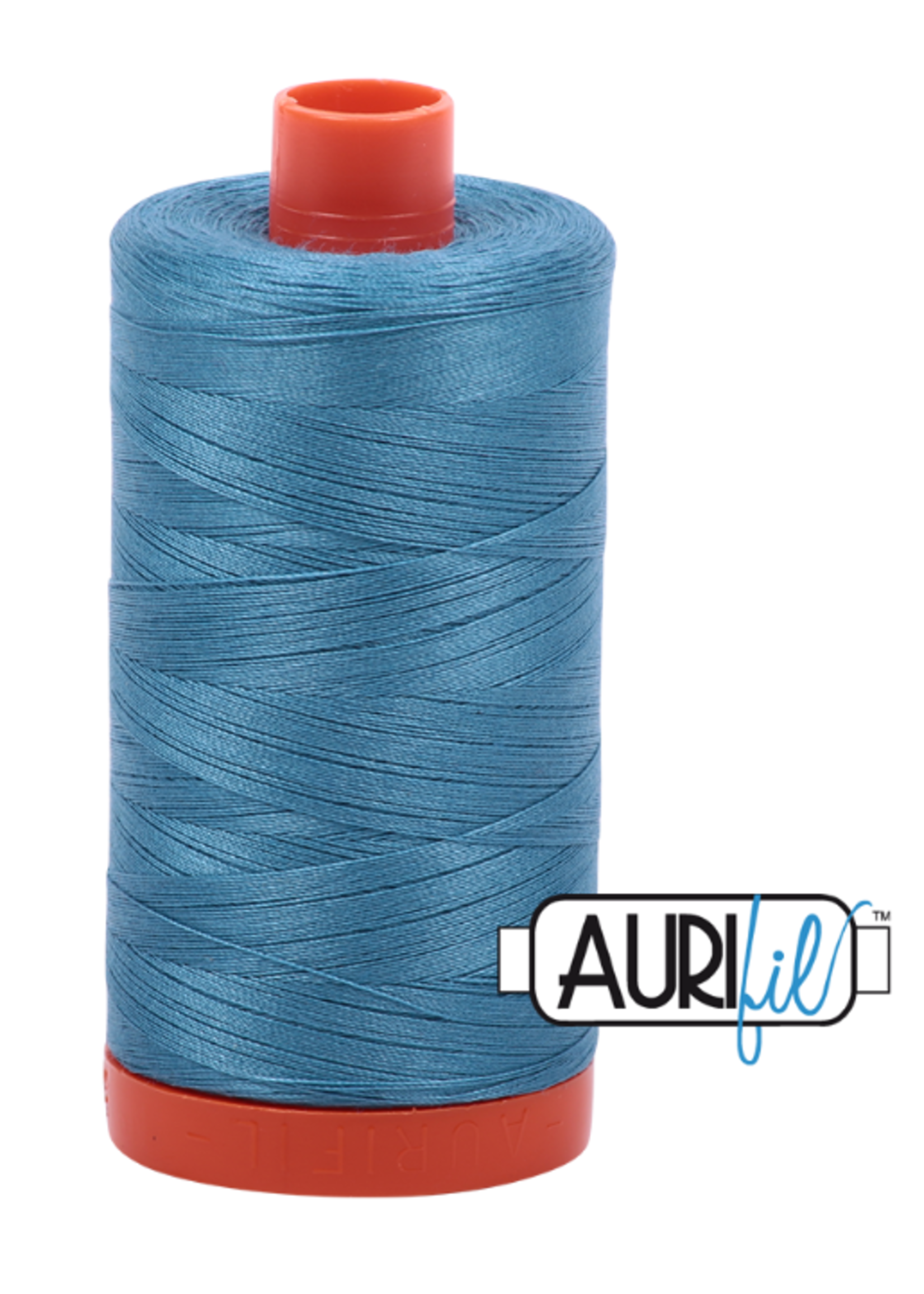 Aurifil Aurifil Mako - Cotton Thread - Solid - 50wt - 1300m/1422yds - Teal #2815