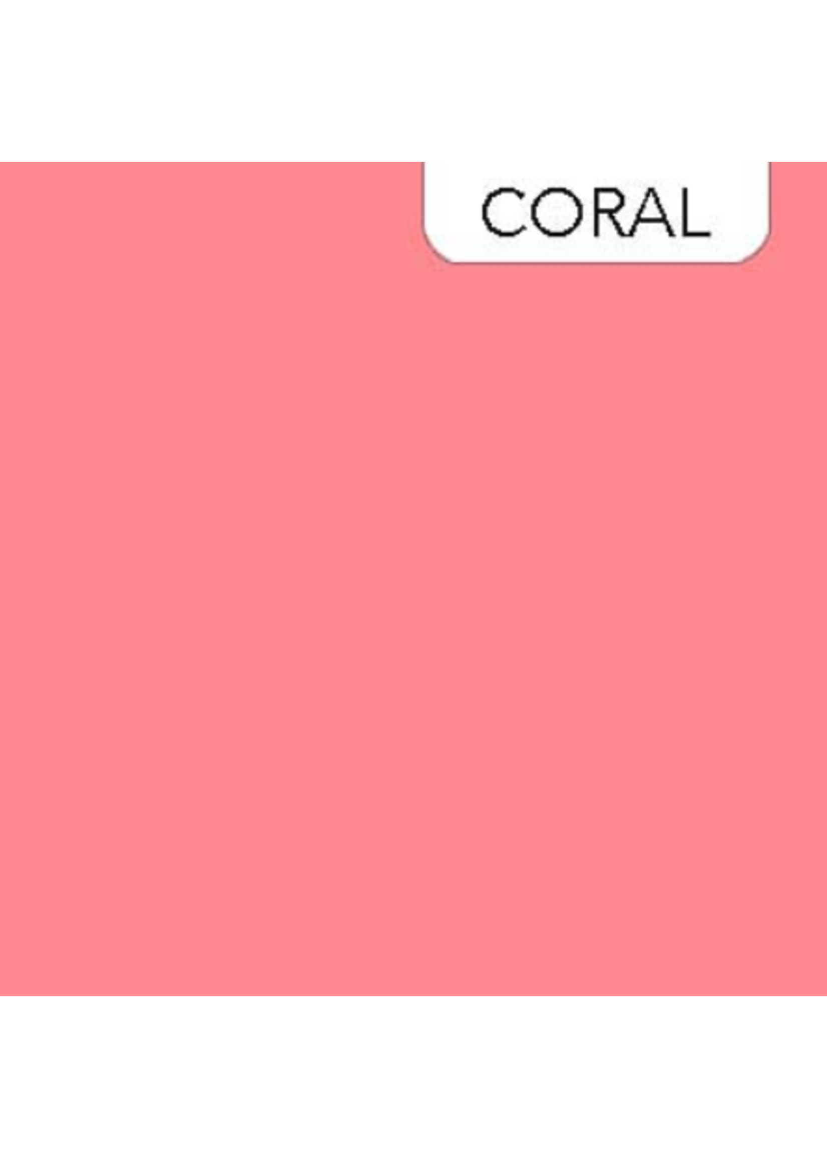 Northcott Colorworks Premium Solid- Coral- Per 1/2 Meter