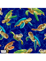 Michael Miller Sea World-Turtles- Per 1/2 Meter