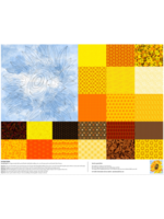 Lewis & Irene Fabrics The Flower Collection- Sunflower- Per Panel