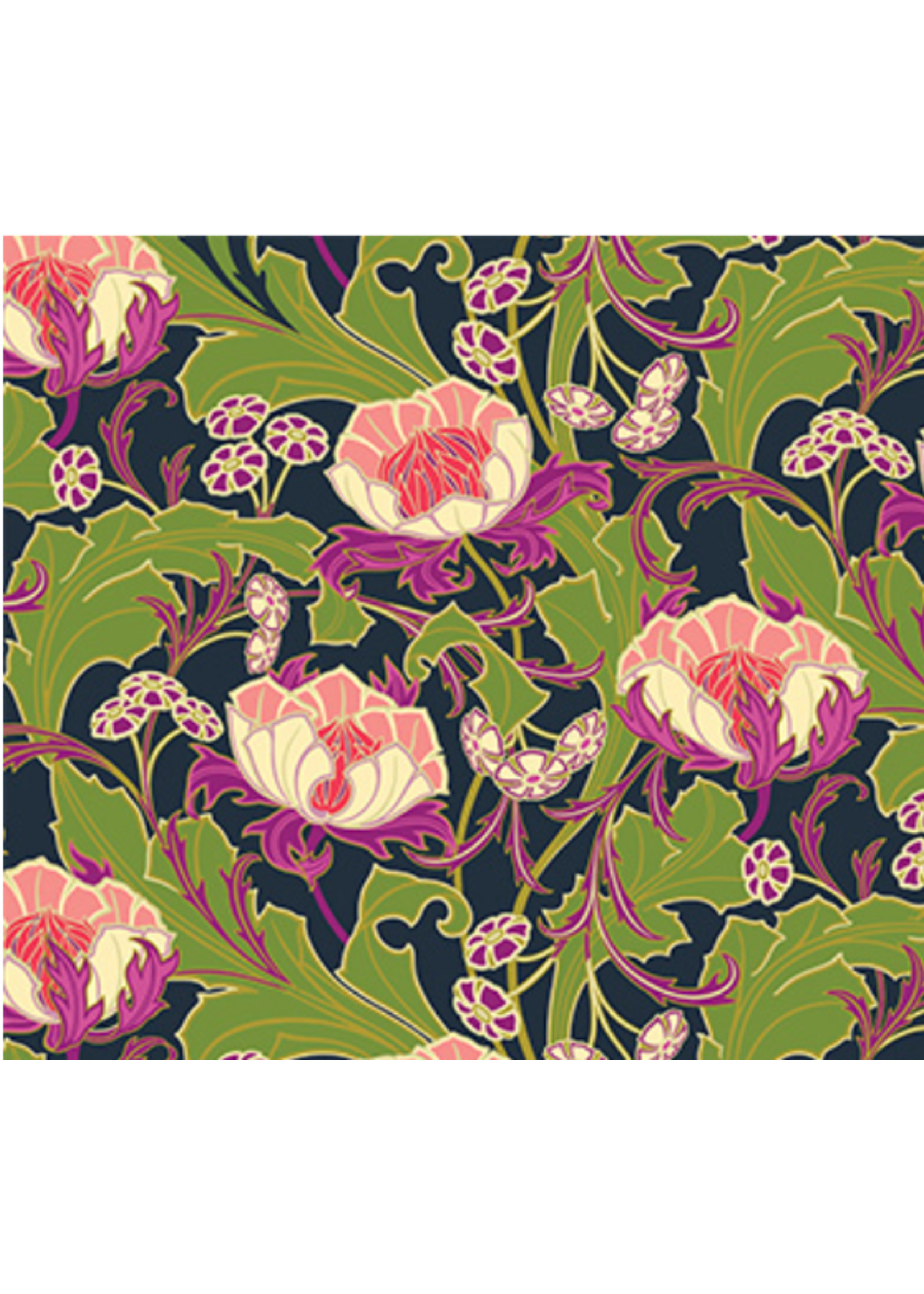 FIGO Fabrics Wild Abandon-Midnight