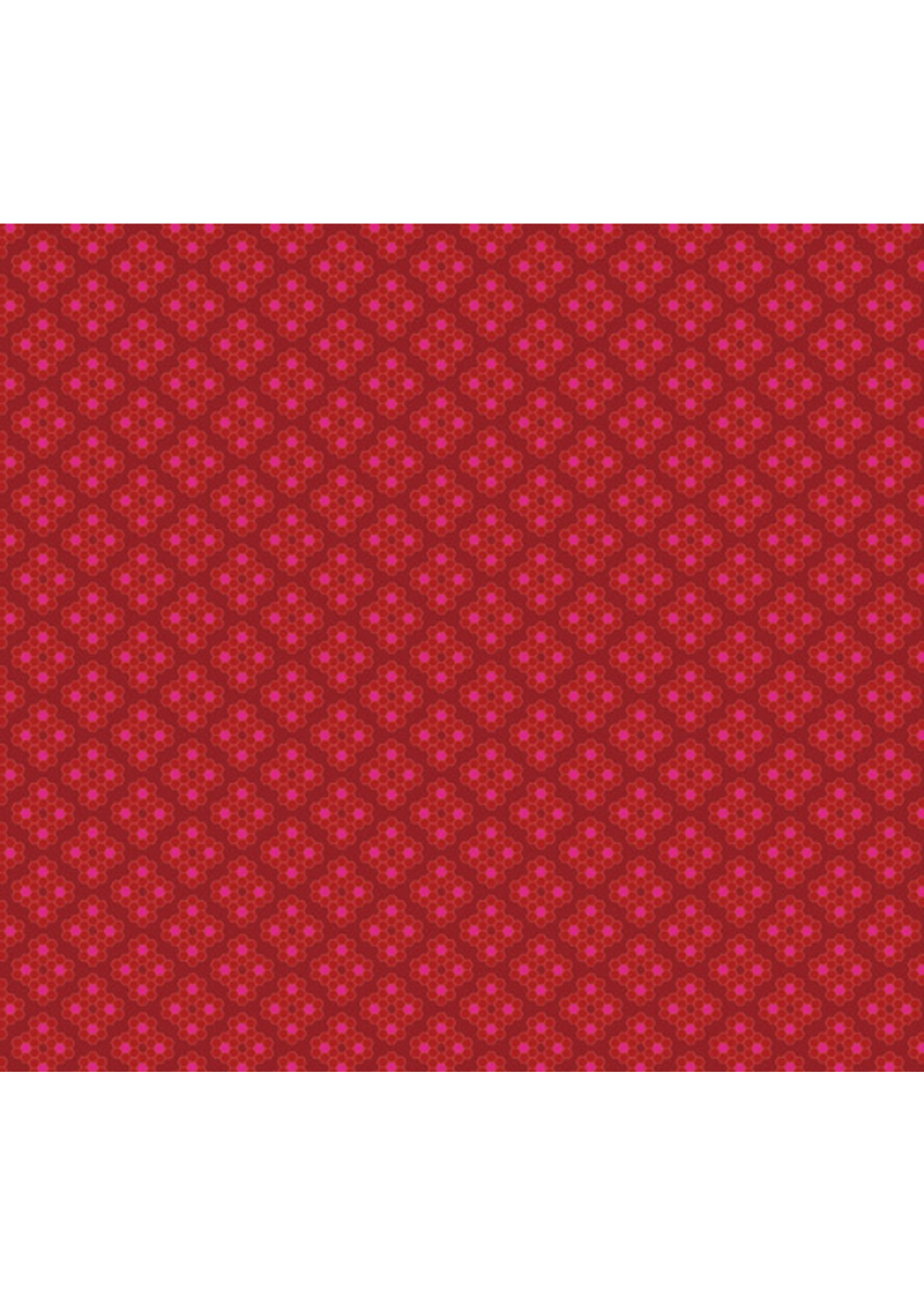 FreeSpirit Fabrics Field Cloth- Crimson-Bliss   1 unit = 10 cm = 4 inches