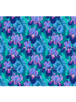 FreeSpirit Fabrics Mythical- Small Mythical Iris   1 unit = 10 cm = 4 inches