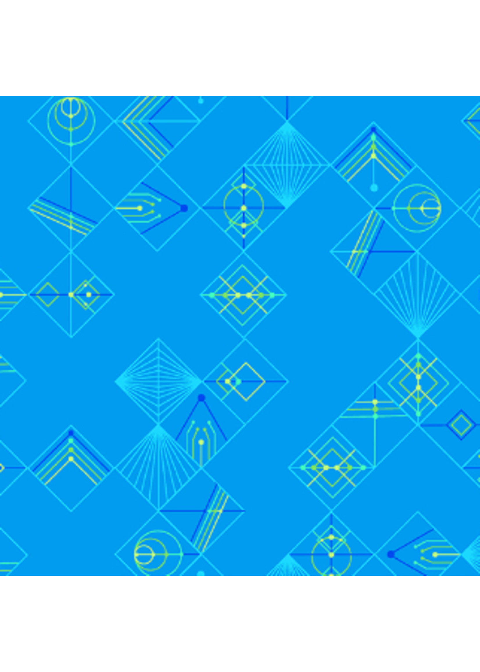 Andover Fabrics Century Prints - Deco Glo II by Giucy Giuce- Per 1/2 Meter