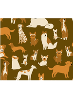 Ruby Star Society Dog Park-Cocoa    1 unit = 10 cm = 4 inches