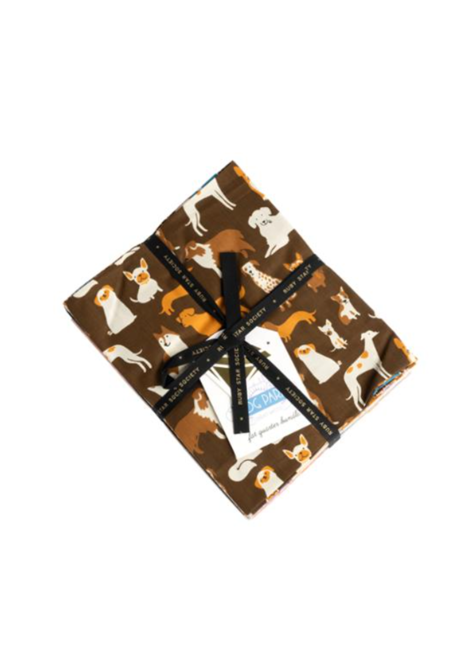 Ruby Star Society Dog Park - 22x18in/55.88x45.72cmSquares - Fat Quarter Pack - 24 pcs