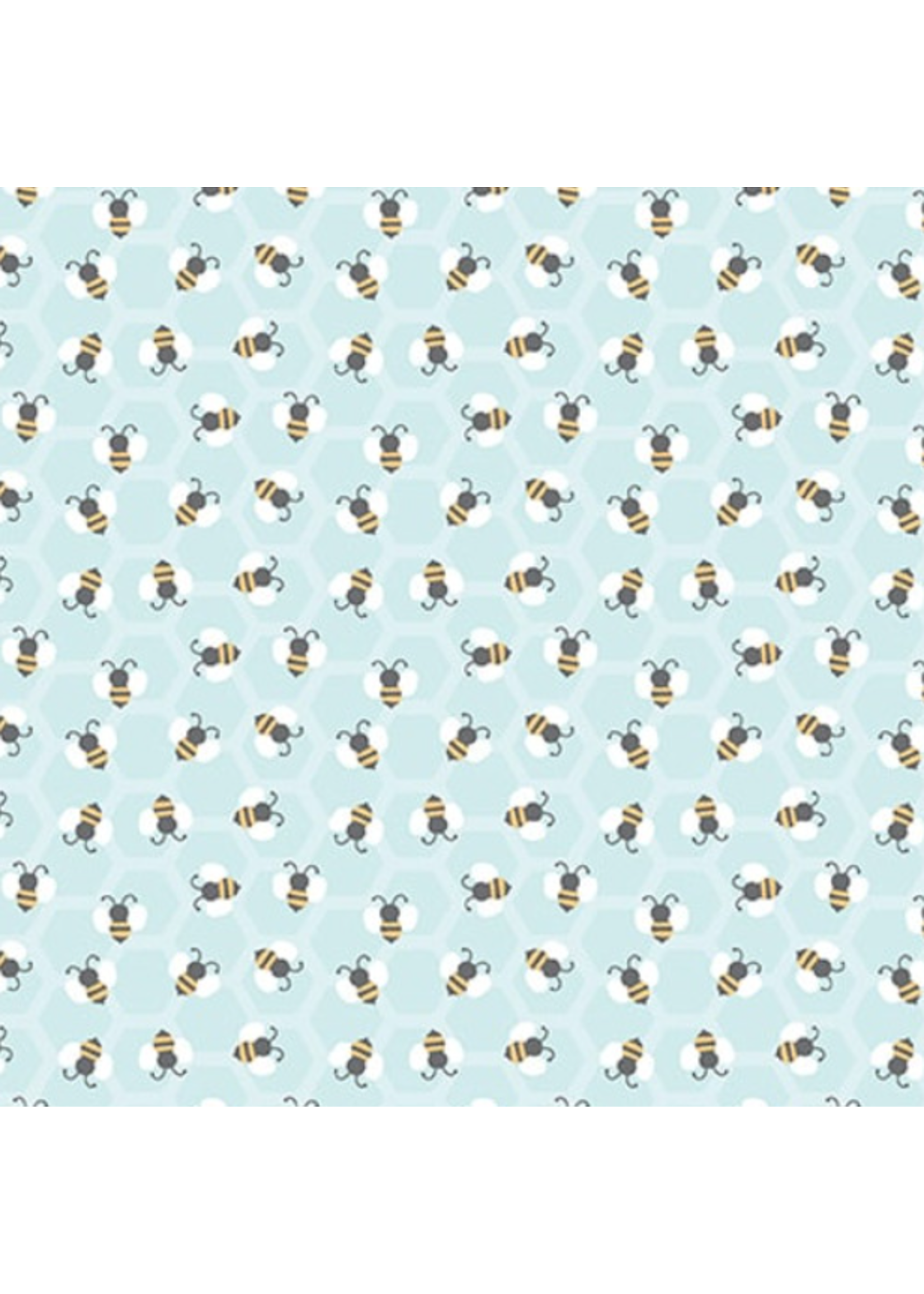 Studio E Fabrics Hello Honey!- Light Blue