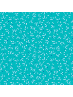 Benartex Flora & Fauna-Midnight- Turquiose    1 unit = 10 cm = 4 inches