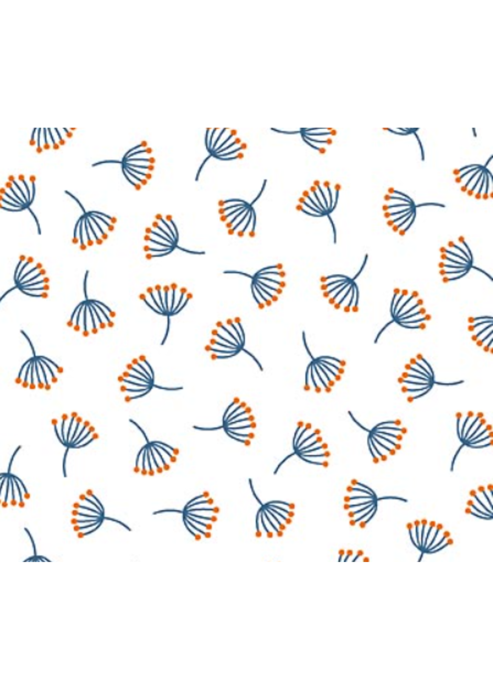 Northcott Early Autumn-White    1 unit + 10 cm =4 inches