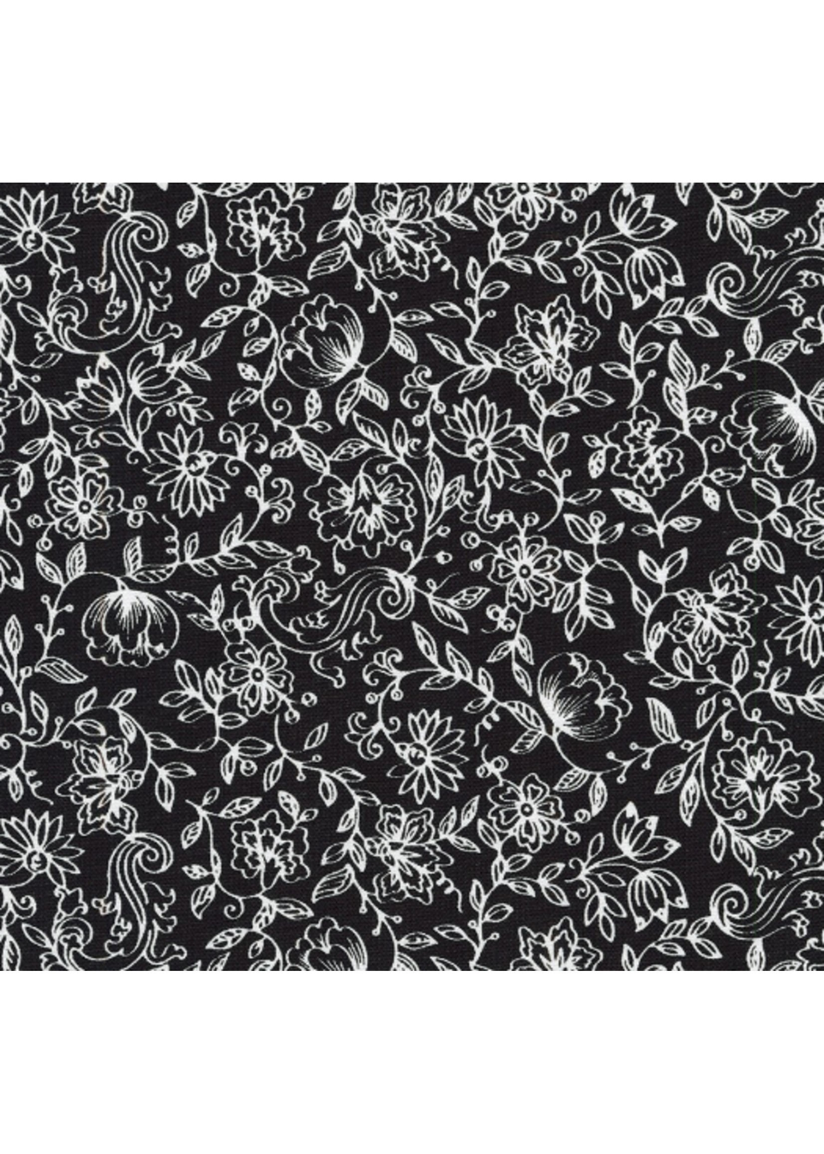 Robert Kaufman Fabrics Blackout-Jet Per 1/2 Meter