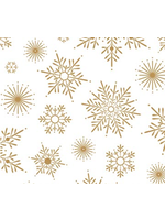 Northcott Sparkle White Snowflake