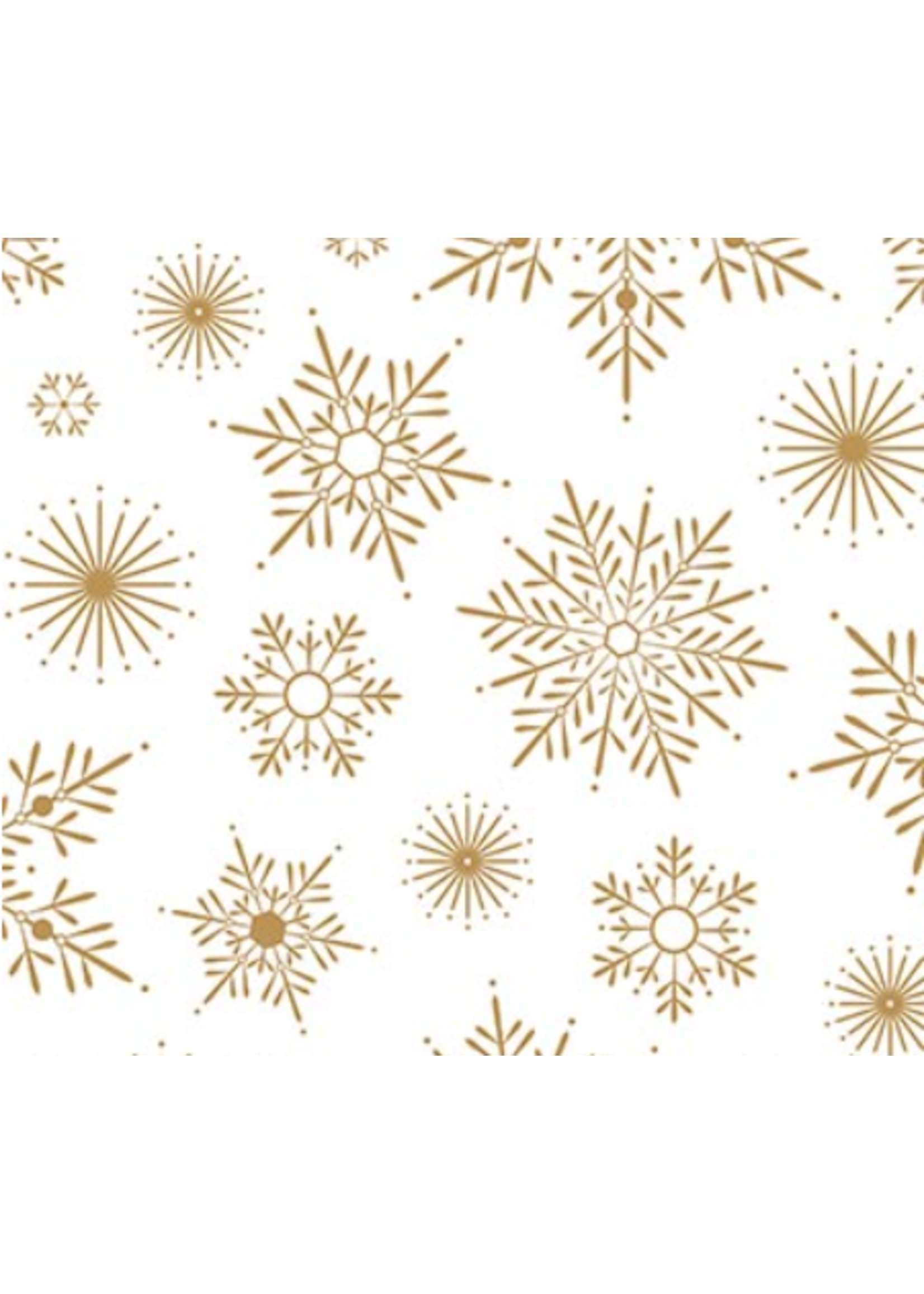 Northcott Sparkle White Snowflake  priced by 1/2 meter