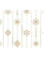 Northcott Sparkle White Stripe