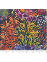Trend Tex Floribunda by Create Joy Project Midnight 100 % Cotton  per 1/2 meter
