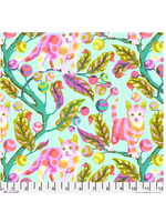 FreeSpirit Fabrics TABBY ROAD  DISCO TECHNOMINT  PER 1/2 METER