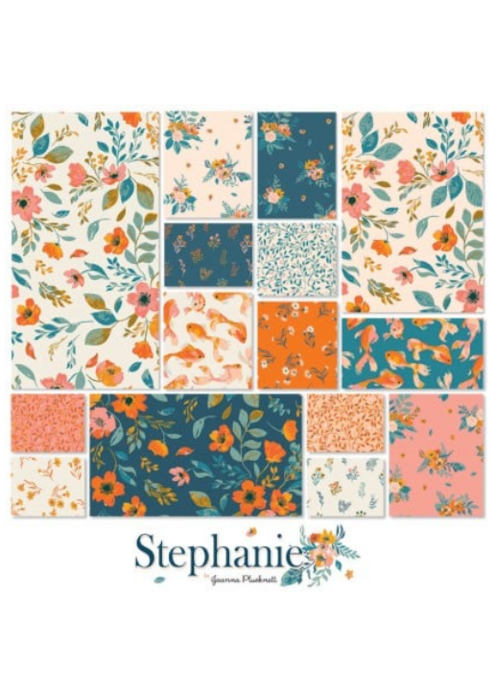 Clothworks Stephanie - 2.5in/6.35cm - Jelly Roll - 40pcs