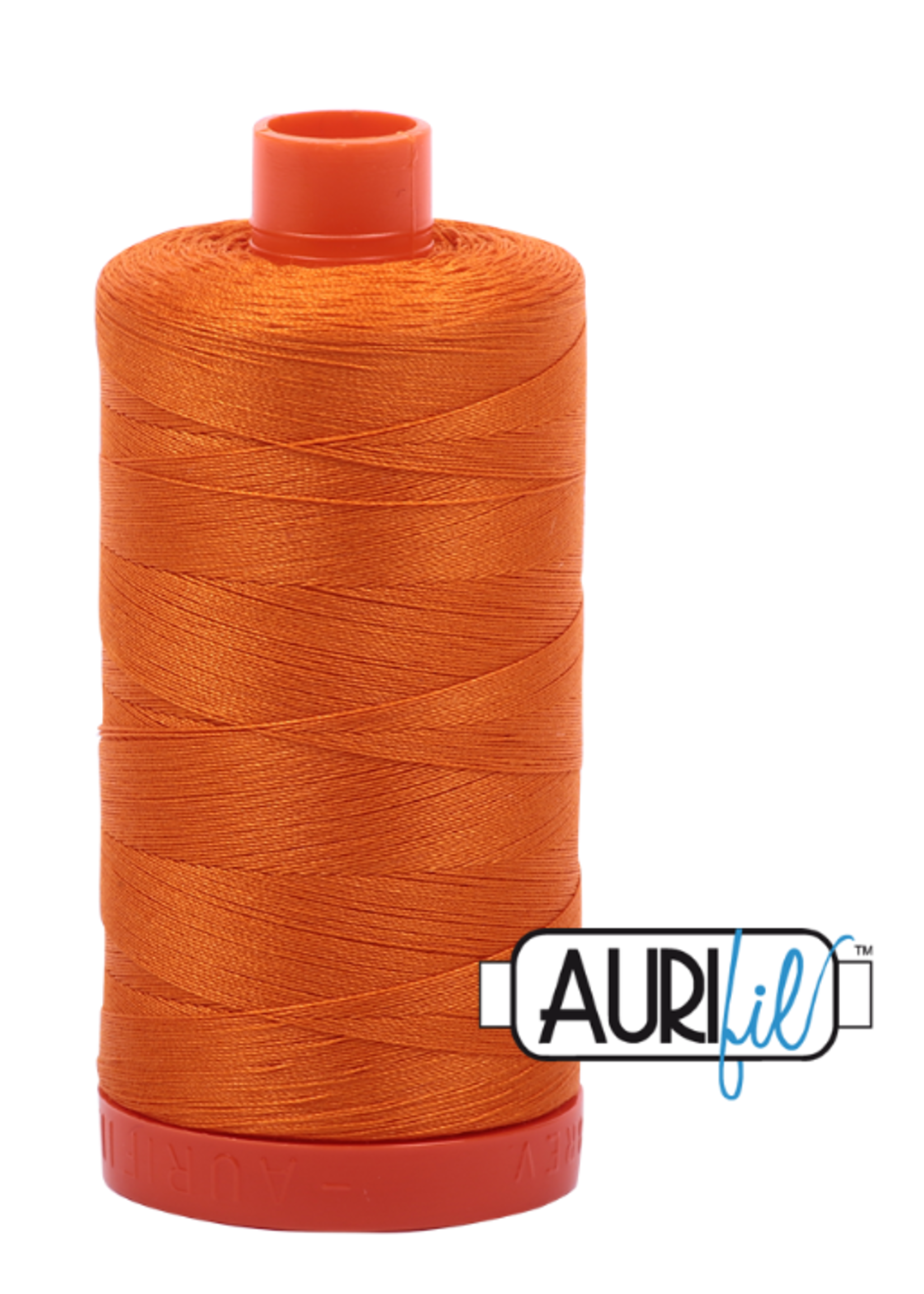 Aurifil Aurifil Mako - Cotton Thread - Solid - 50wt - 1300m/1422yds - Bright Orange #1133