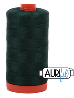 Aurifil Aurifil Mako - Cotton Thread - Solid - 50wt - 1300m/1422yds - Forest Green #4026