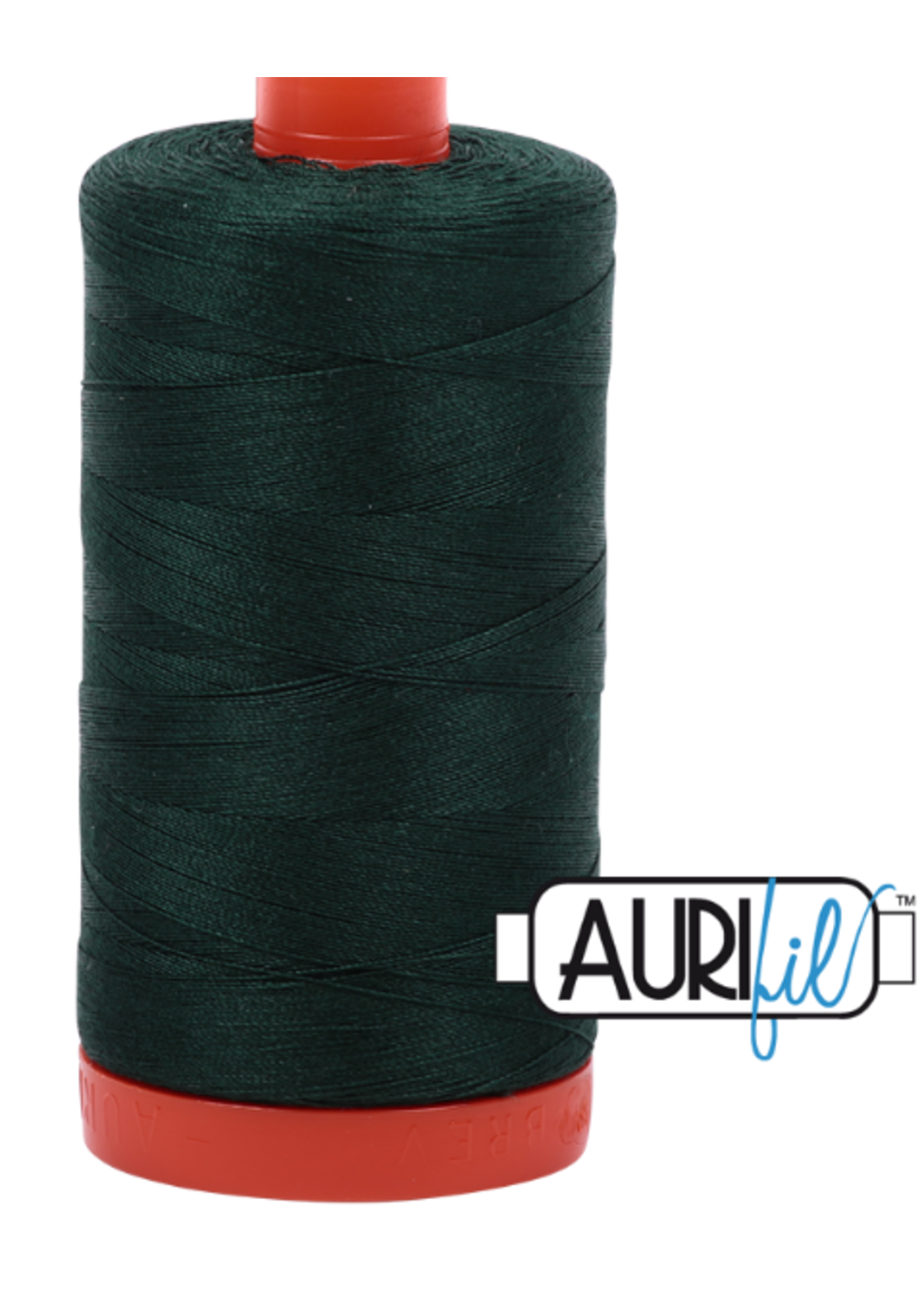 Aurifil Aurifil Mako Cotton Thread Solid 50wt 1422yds 4026 Forest Green