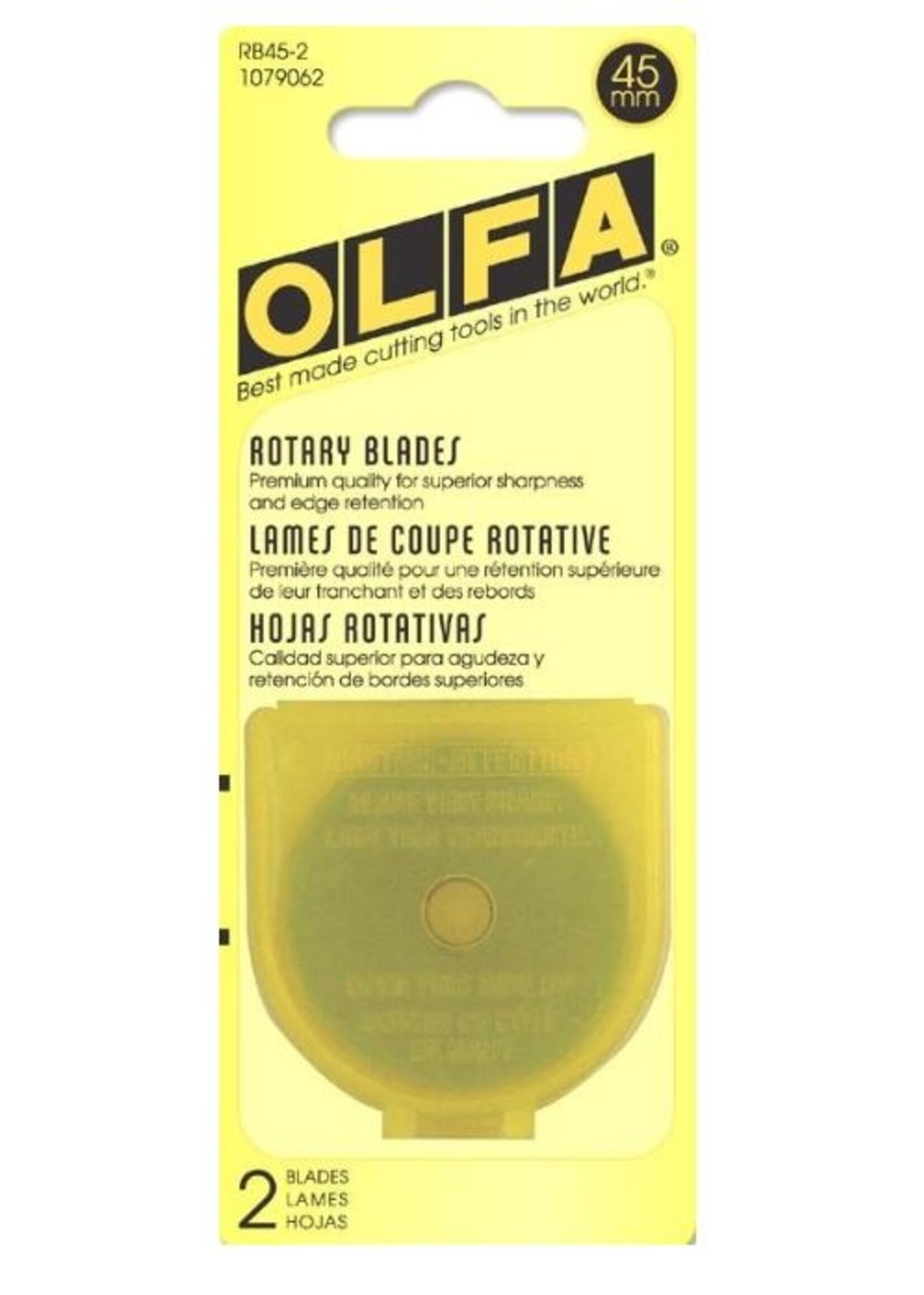 N. Jefferson Ltd. OLFA ROTARY 45MM BLADES X 2