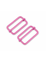 Tula Pink Tula Pink - Slider Buckle - 1" - Metallic Pink - Set of 2