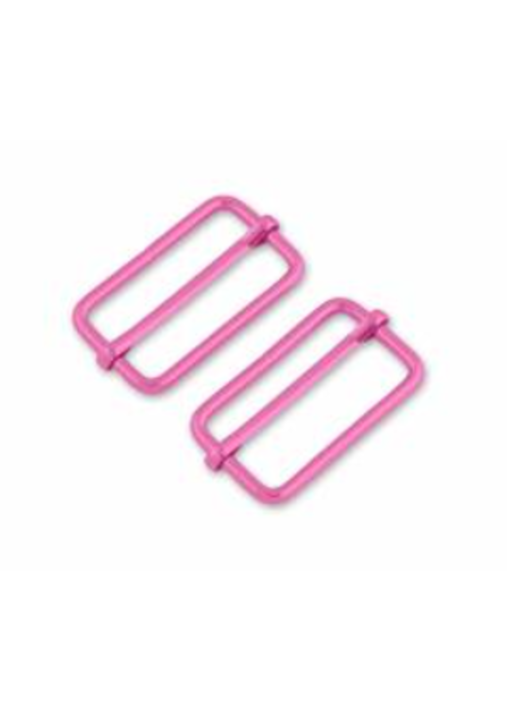Tula Pink Tula Pink - Slider Buckle - 1" - Metallic Pink - Set of 2