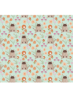 Dear Stella LAZY SUNDAY LAZY KITTY PRICED PER 1/2 METER
