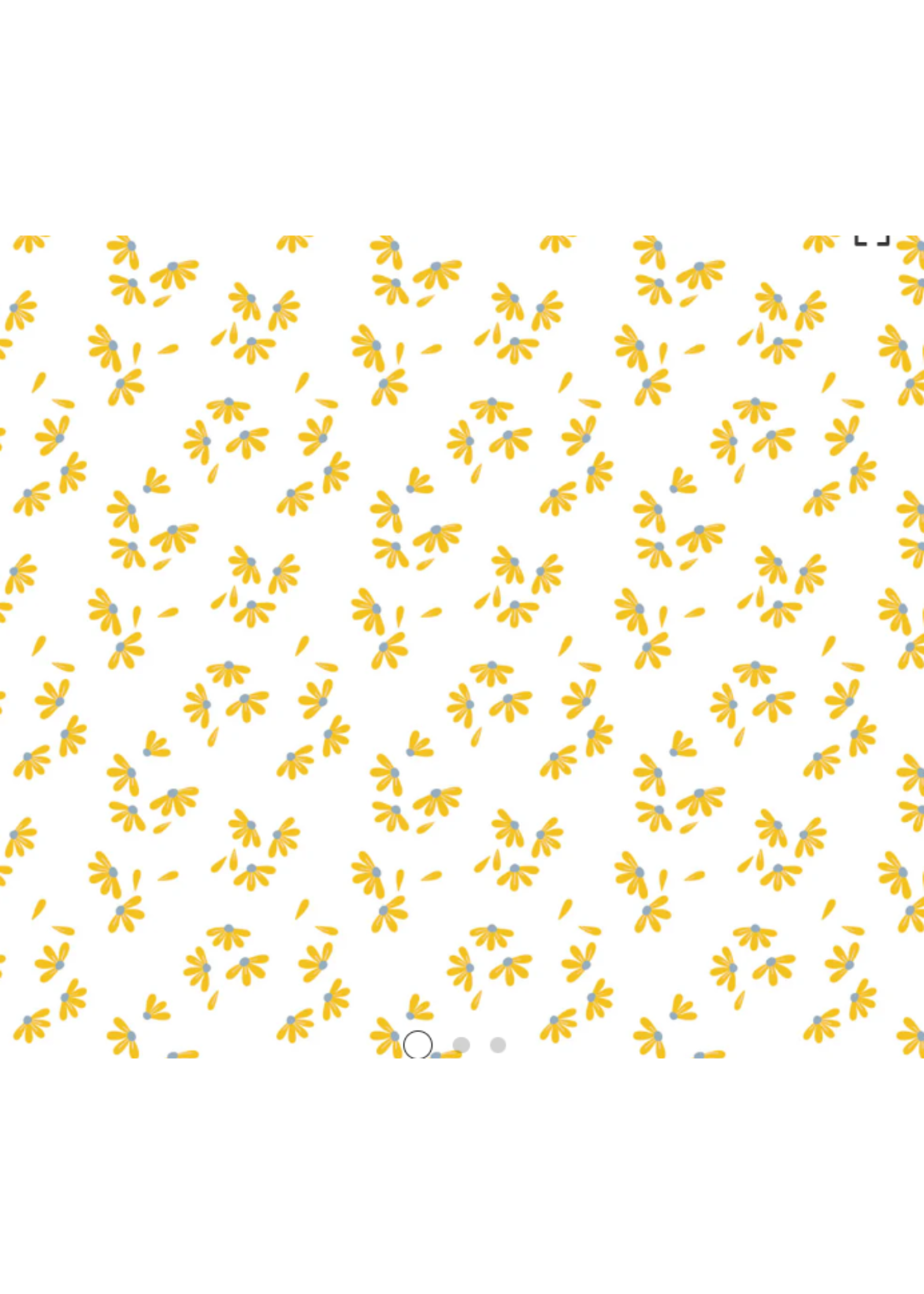 Camelot Fabrics DAISY DUKES -HE LOVES ME NOT PER 1/2 METER