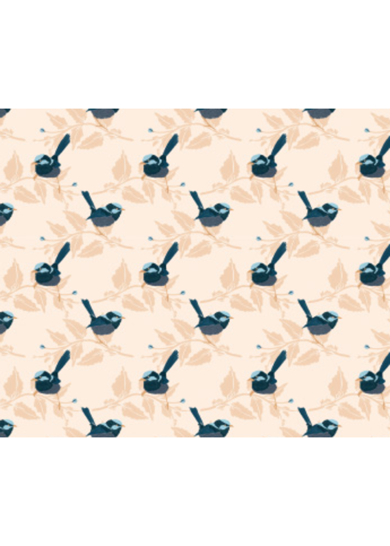 Camelot Fabrics MIDNIGHTS IN BLOOM PERCHED  1 unit = 10 cm = 4 Inches