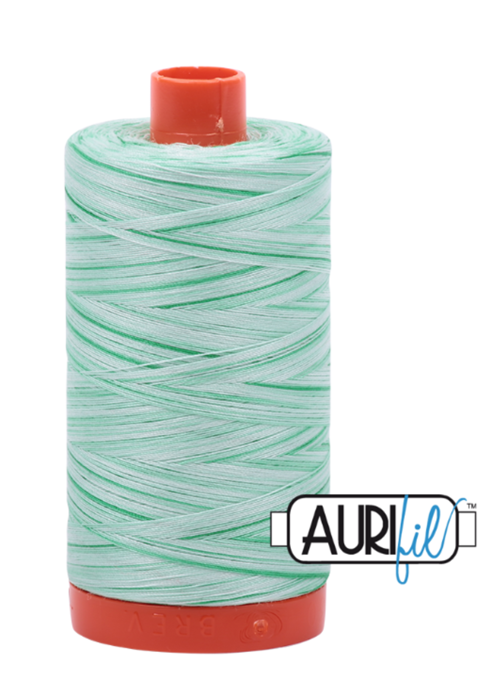 Aurifil Aurifil Mako - Cotton Thread - Variegated - 50wt - 1300m/1422yds - Mint Julep #4661