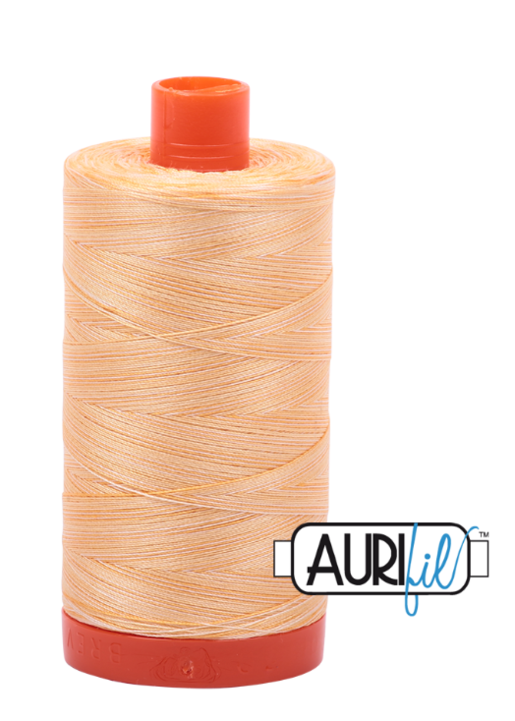 Aurifil Aurifil Mako - Cotton Thread - Variegated - 50wt - 1300m/1422yds - Golden Glow #3920