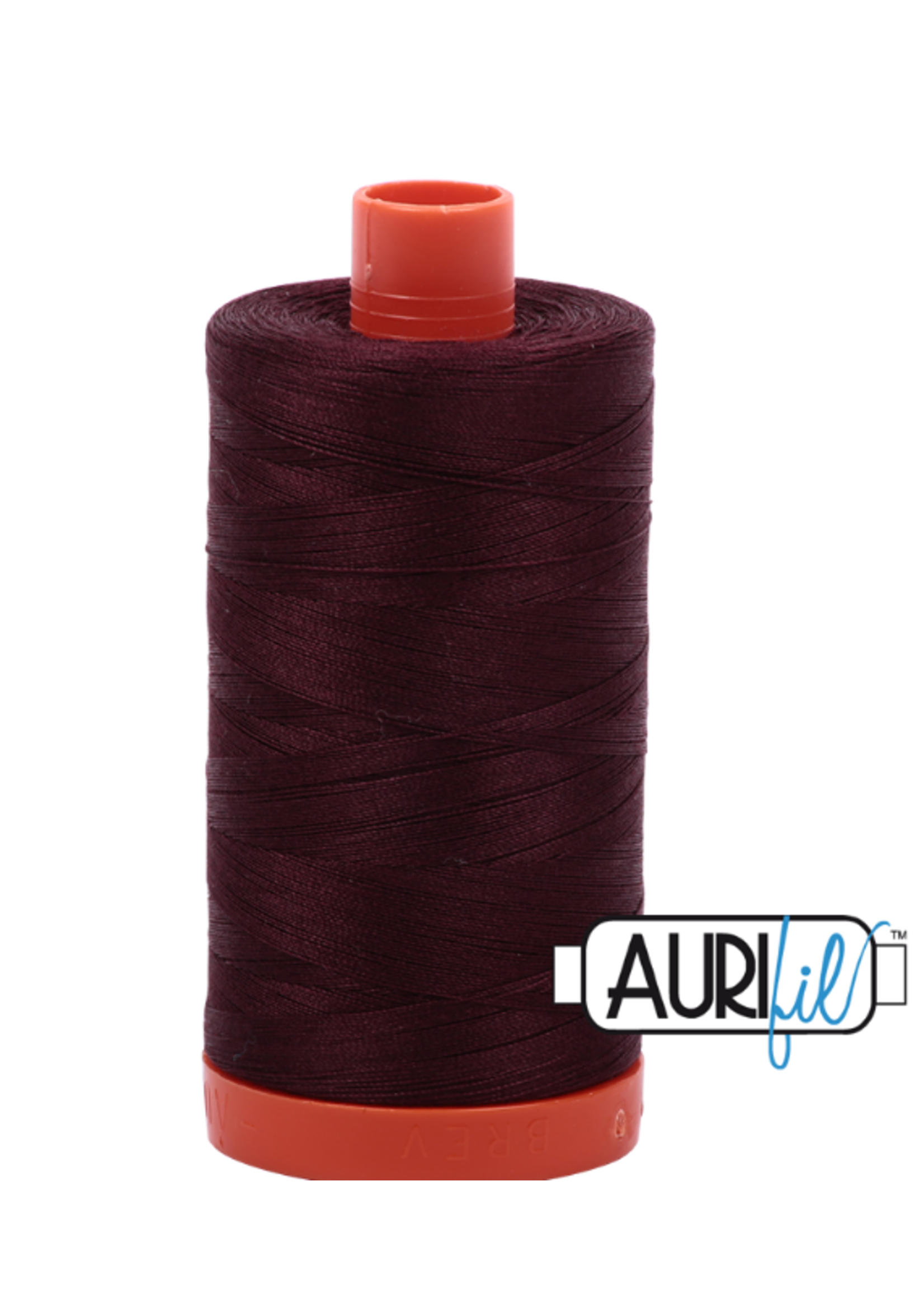 Aurifil Mako 50 wt Cotton 2468 Dark Wine