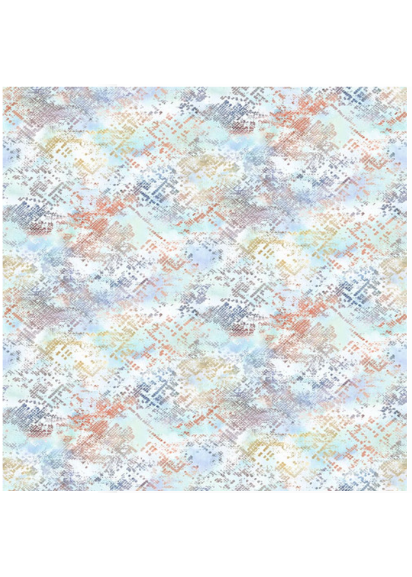 Studio E Fabrics POINT OF VIEW- SUNRISE 8176-21  PER 1/2 METER