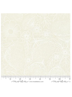 Trend Tex FIELD OF FLOWERS   WHITE  PRICED PER 1/2 METER   10/24