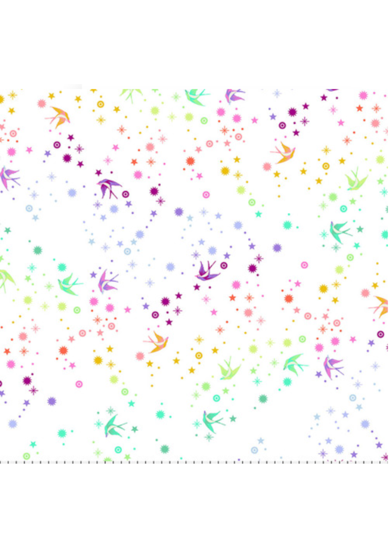 True Colours Fairy Dust White - Tula Pink - PER QUARTER METRE True Colours Fairy Dust White - Tula Pink - PER QUARTER METRE